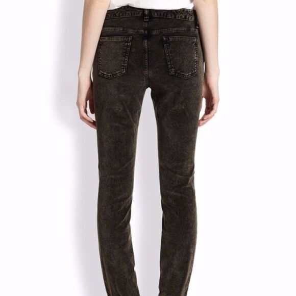 Eileen Fisher Acid Wash velvet skinny jeans - Picture 2 of 10